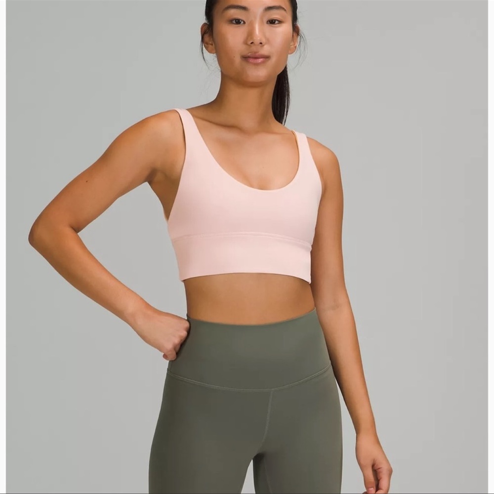 lululemon align bra -reversible light pink and tan LIMITED EDITION